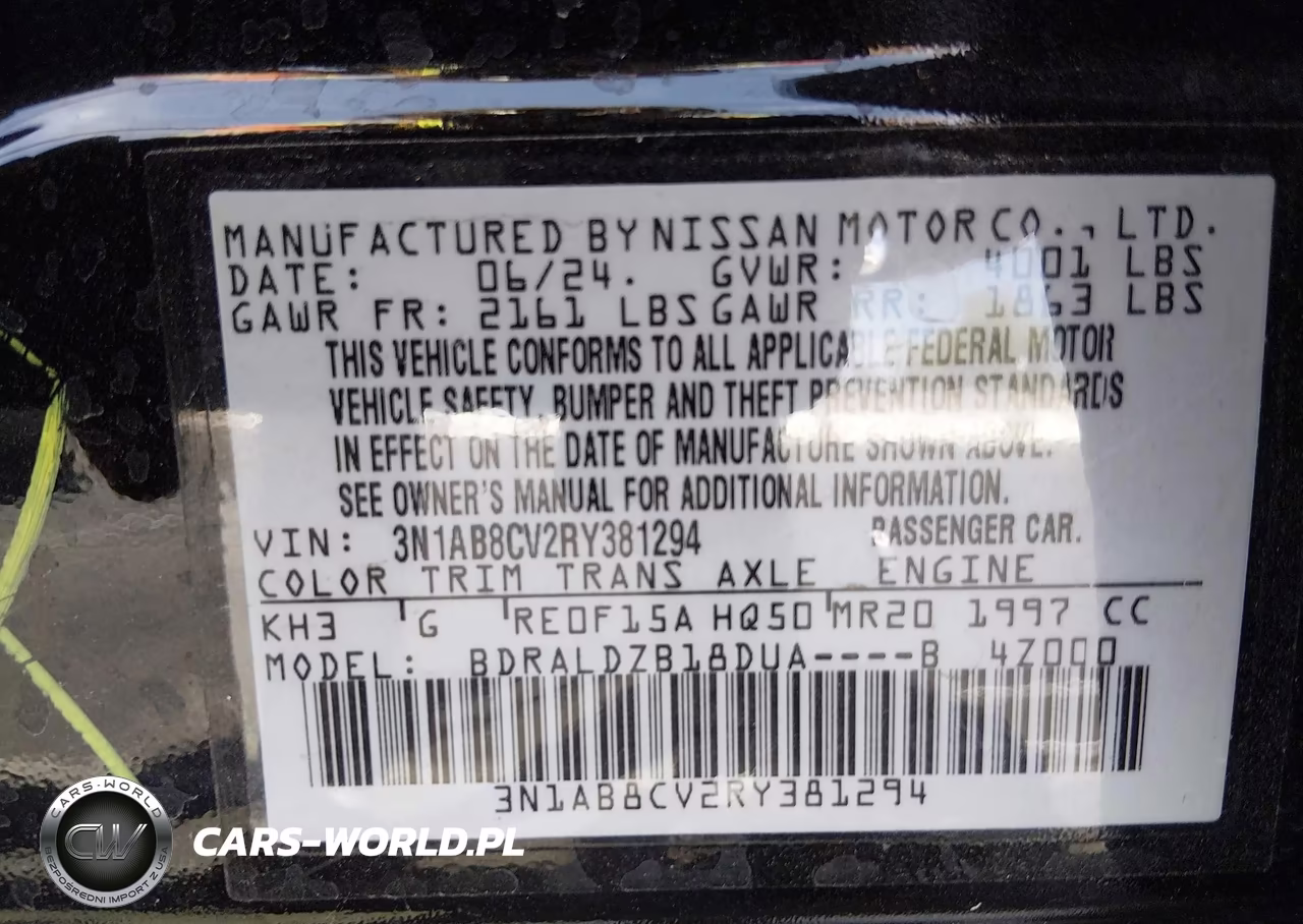 2024 Nissan Sentra Sv Xtronic Cvt VIN:3N1AB8CV2RY381294 - 9