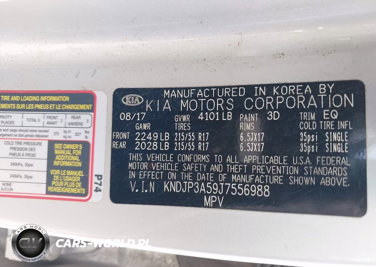 2018 Kia Soul + VIN:KNDJP3A59J7556988 - 9