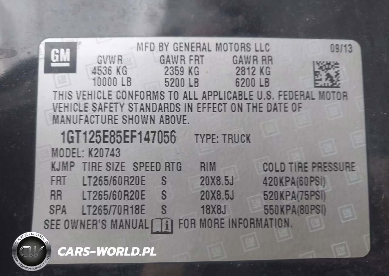 2014 GMC Sierra 2500Hd Denali VIN:1GT125E85EF147056 - 9