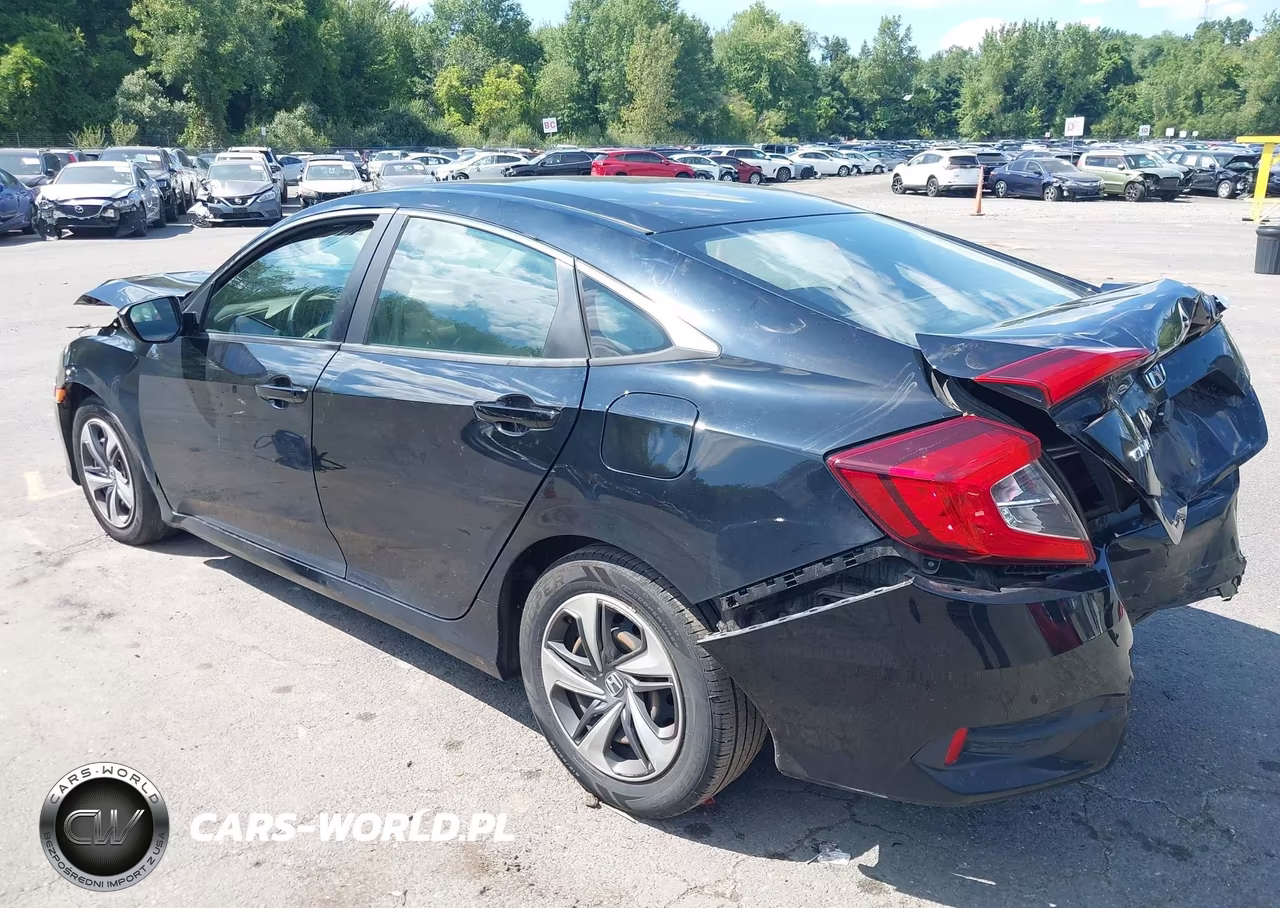 2020 Honda Civic Lx VIN:2HGFC2F65LH506191 - 3