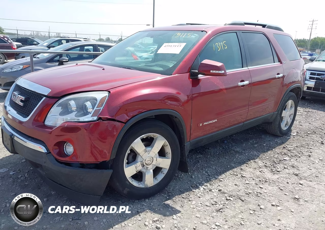 2008 GMC Acadia Slt-2 VIN:1GKEV337X8J254990 - 2