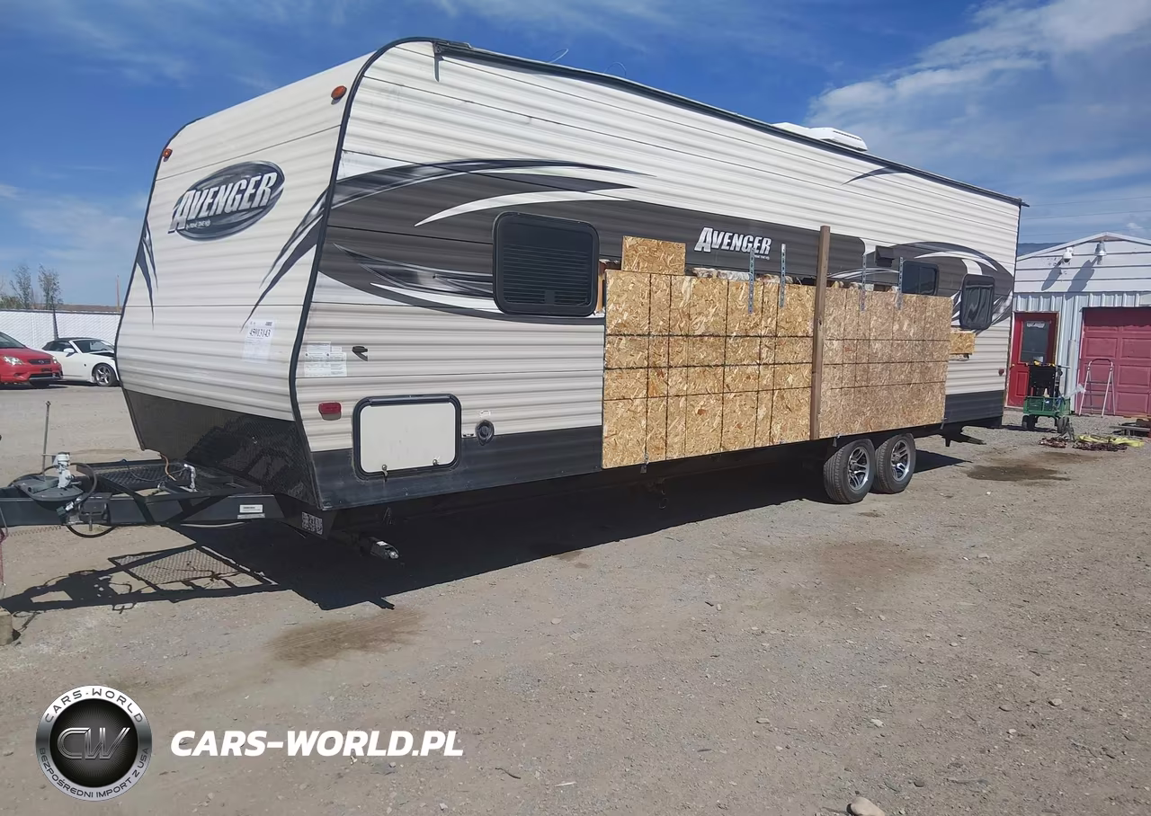2017 Forest River Avenger Toyhauler Travel Trailer VIN:5ZT2AVPBXHB912269 - 2