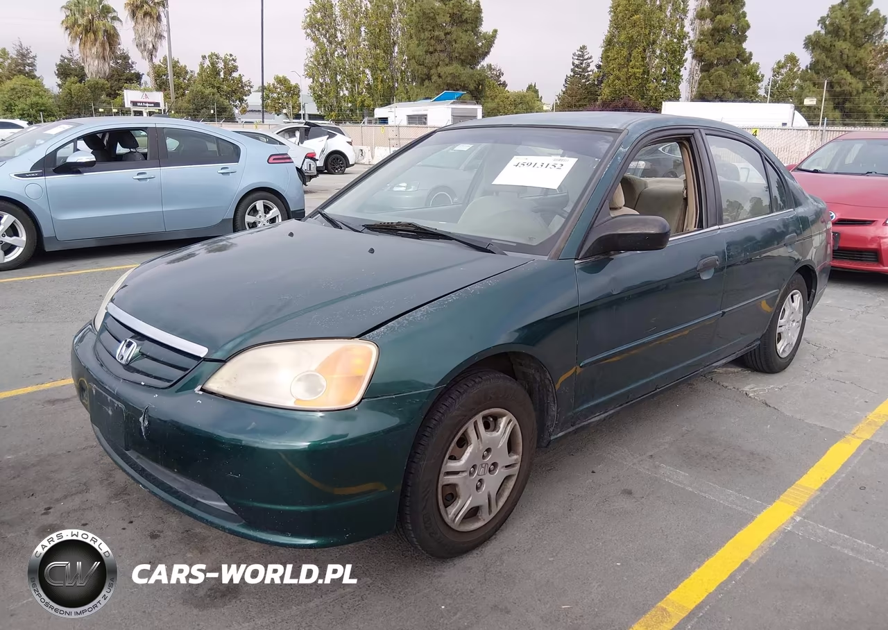 2001 Honda Civic Lx VIN:2HGES16571H507355 - 2