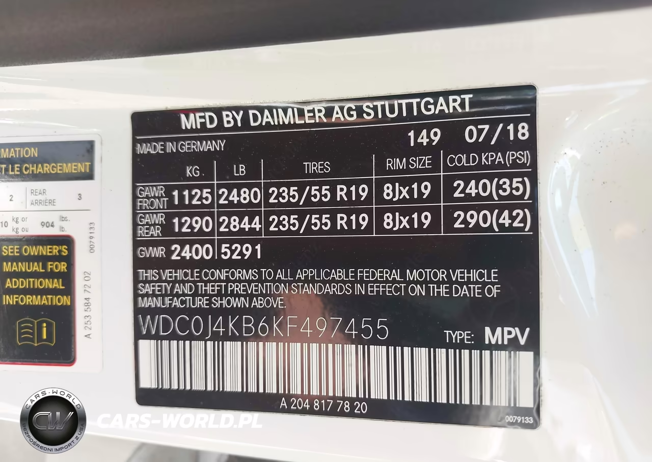 2019 Mercedes-Benz Glc 300 Coupe 4Matic VIN:WDC0J4KB6KF497455 - 9