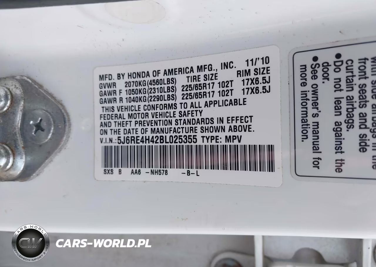 2011 Honda Cr-V Se VIN:5J6RE4H42BL025355 - 9