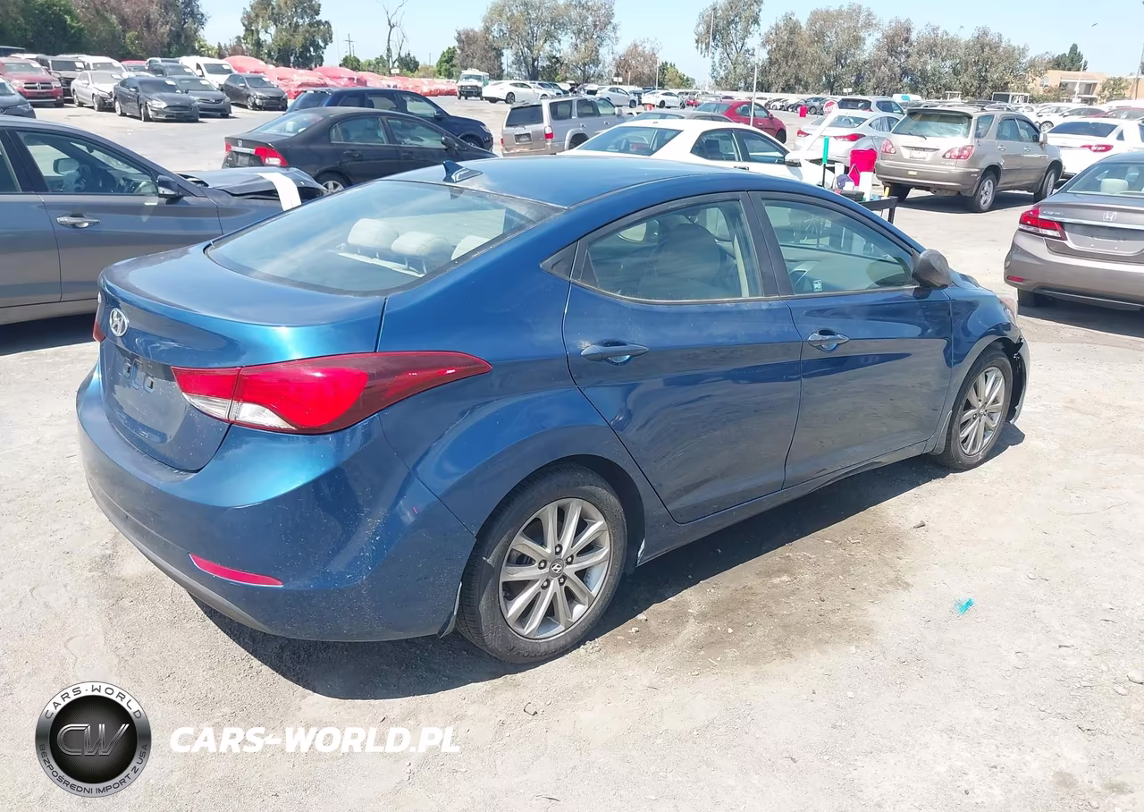 2014 Hyundai Elantra Se VIN:KMHDH4AE7EU190113 - 4