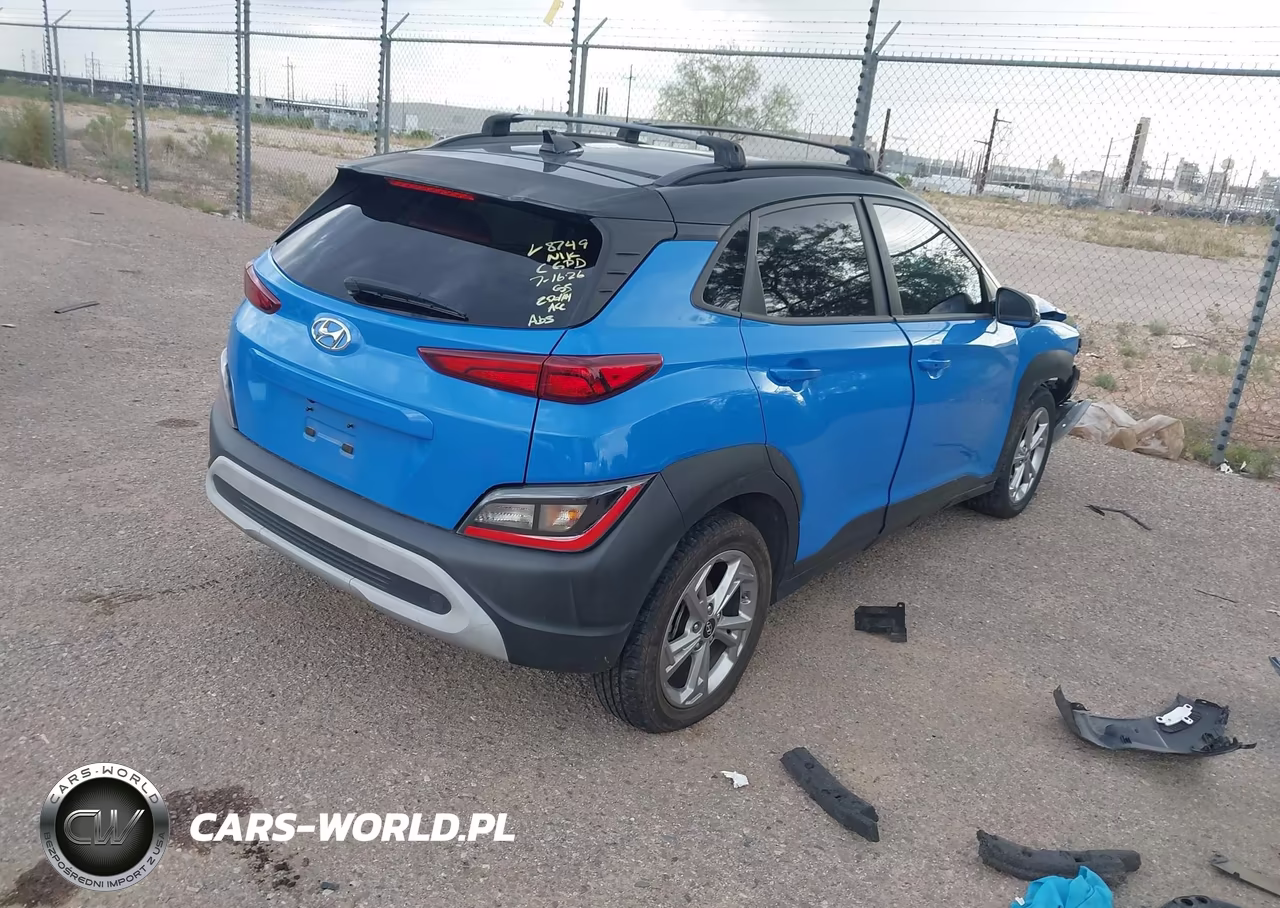 2022 Hyundai Kona Sel VIN:KM8K62AB7NU838749 - 4