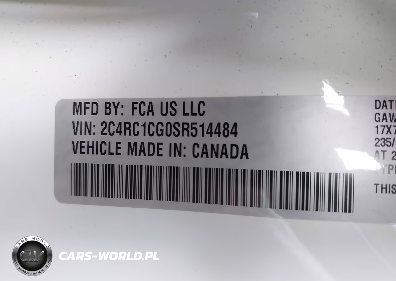 2025 Chrysler Voyager Lx VIN:2C4RC1CG0SR514484 - 9