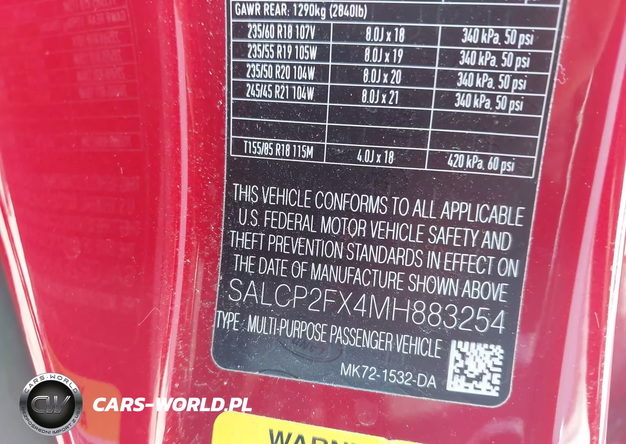 2021 Land Rover Discovery Sport Se VIN:SALCP2FX4MH883254 - 9