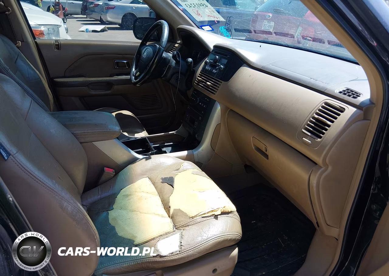 2004 Honda Pilot Ex-L VIN:2HKYF18664H572506 - 5
