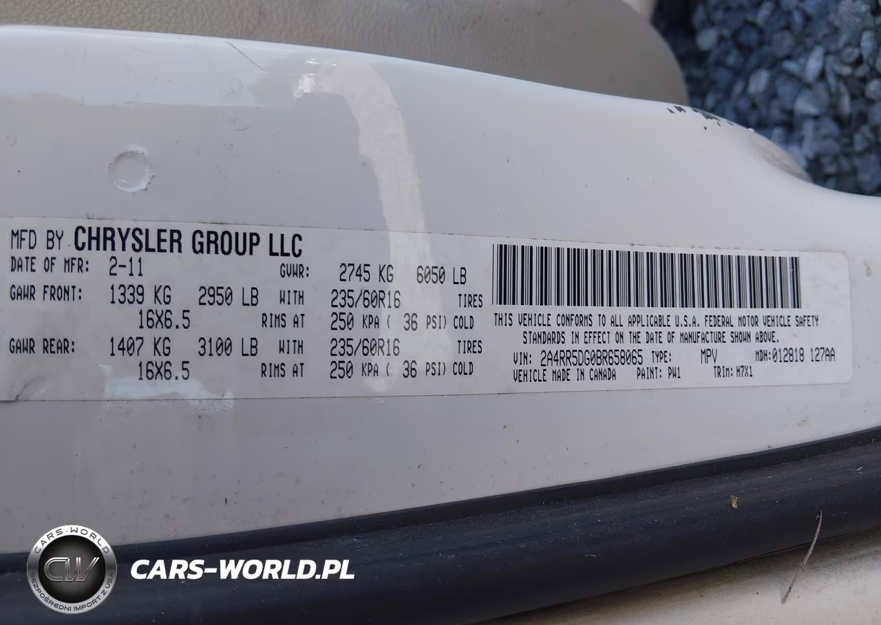 2011 Chrysler Town & Country Touring VIN:2A4RR5DG0BR658065 - 9