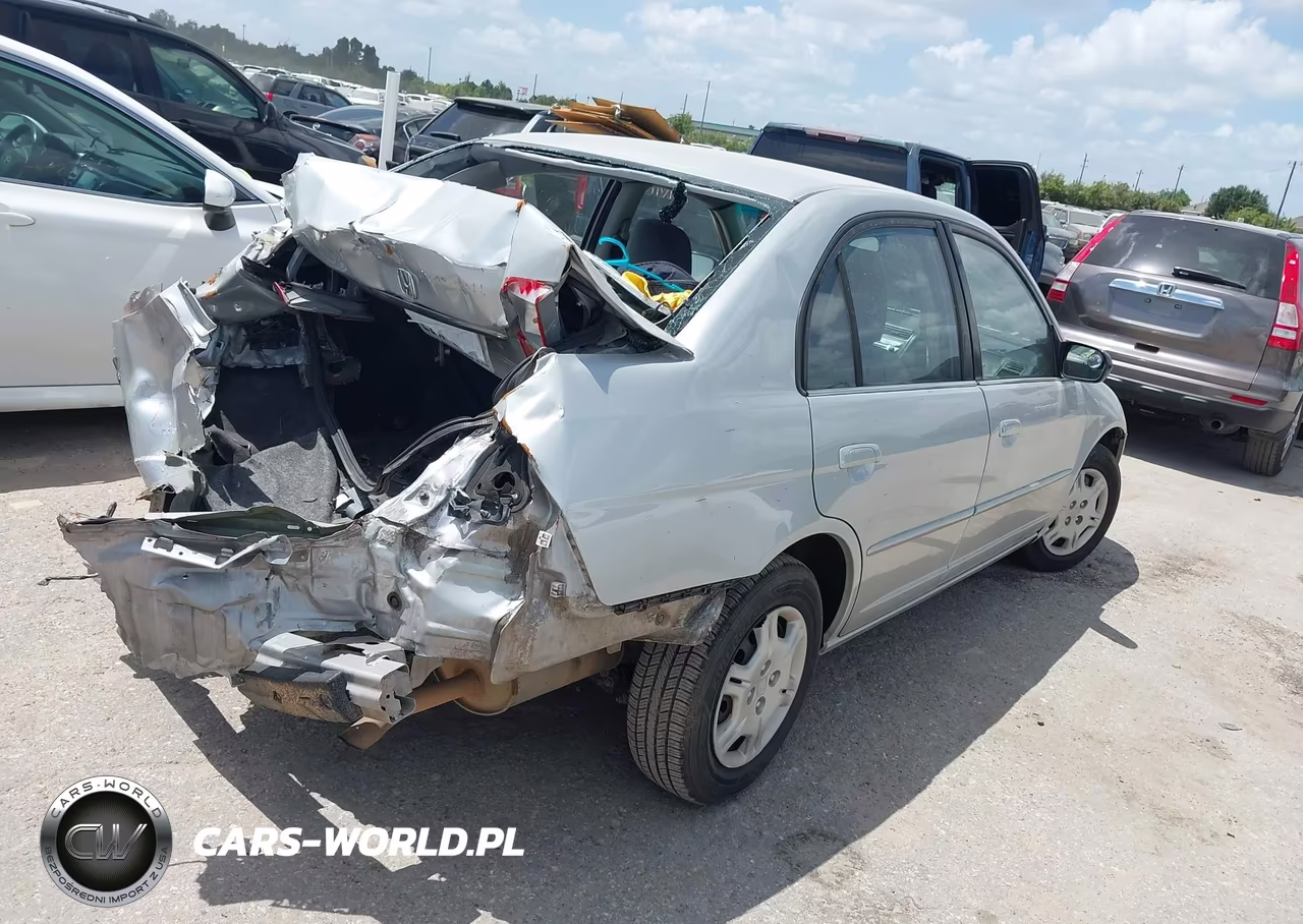 2001 Honda Civic Lx VIN:2HGES16531H595420 - 4