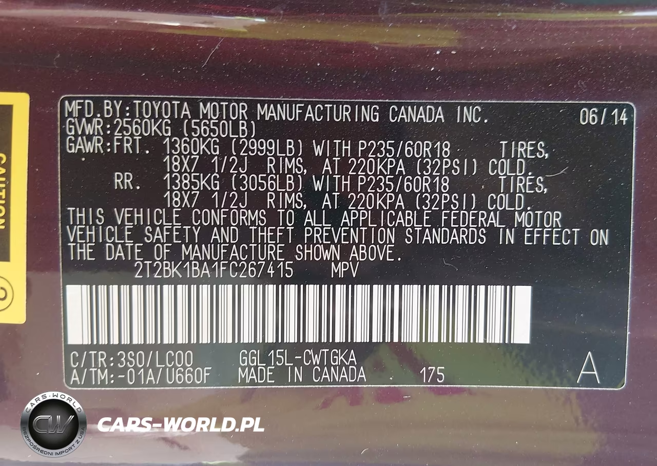 2015 Lexus Rx 350 VIN:2T2BK1BA1FC267415 - 9