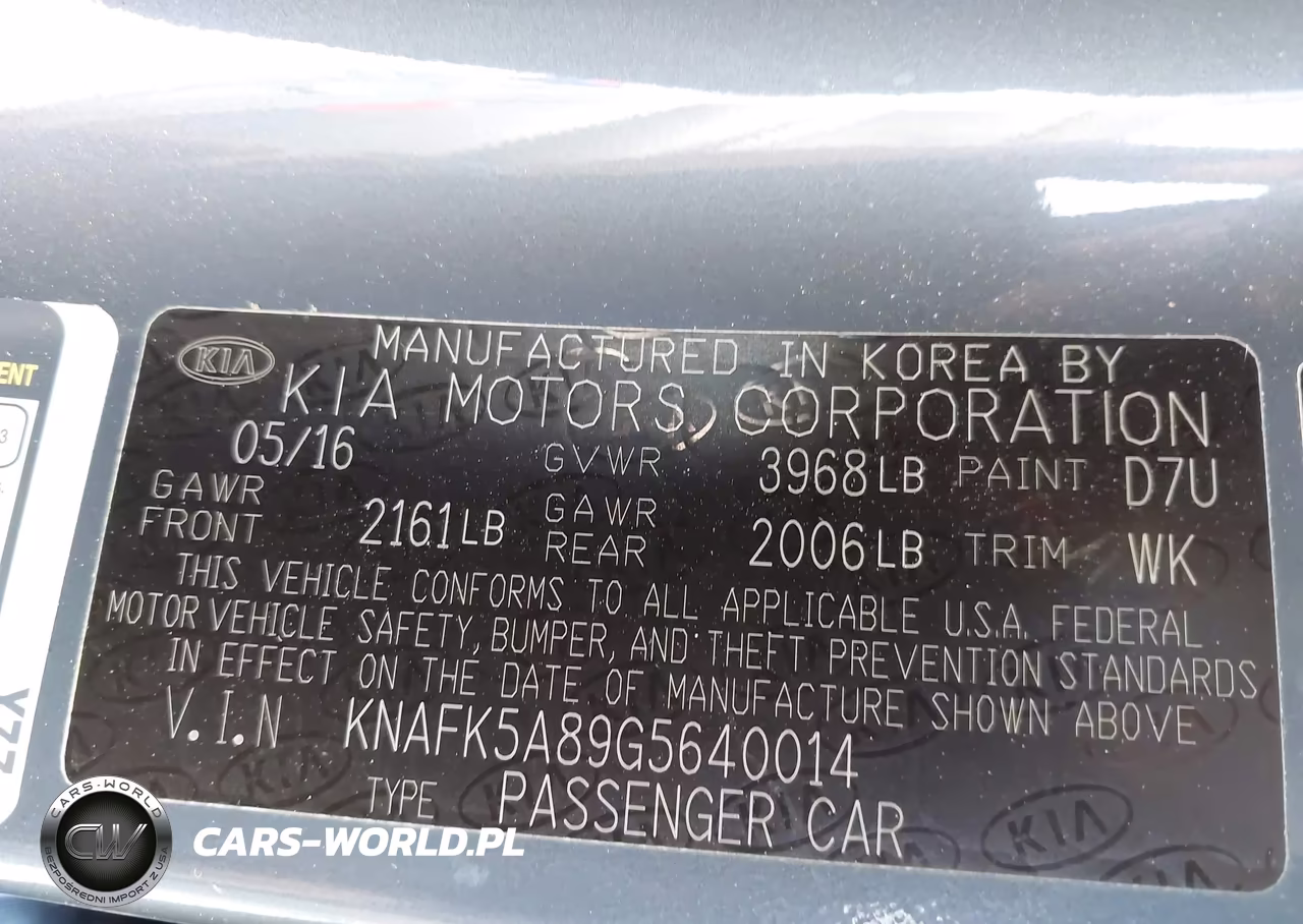 2016 Kia Forte Lx VIN:KNAFK5A89G5640014 - 9