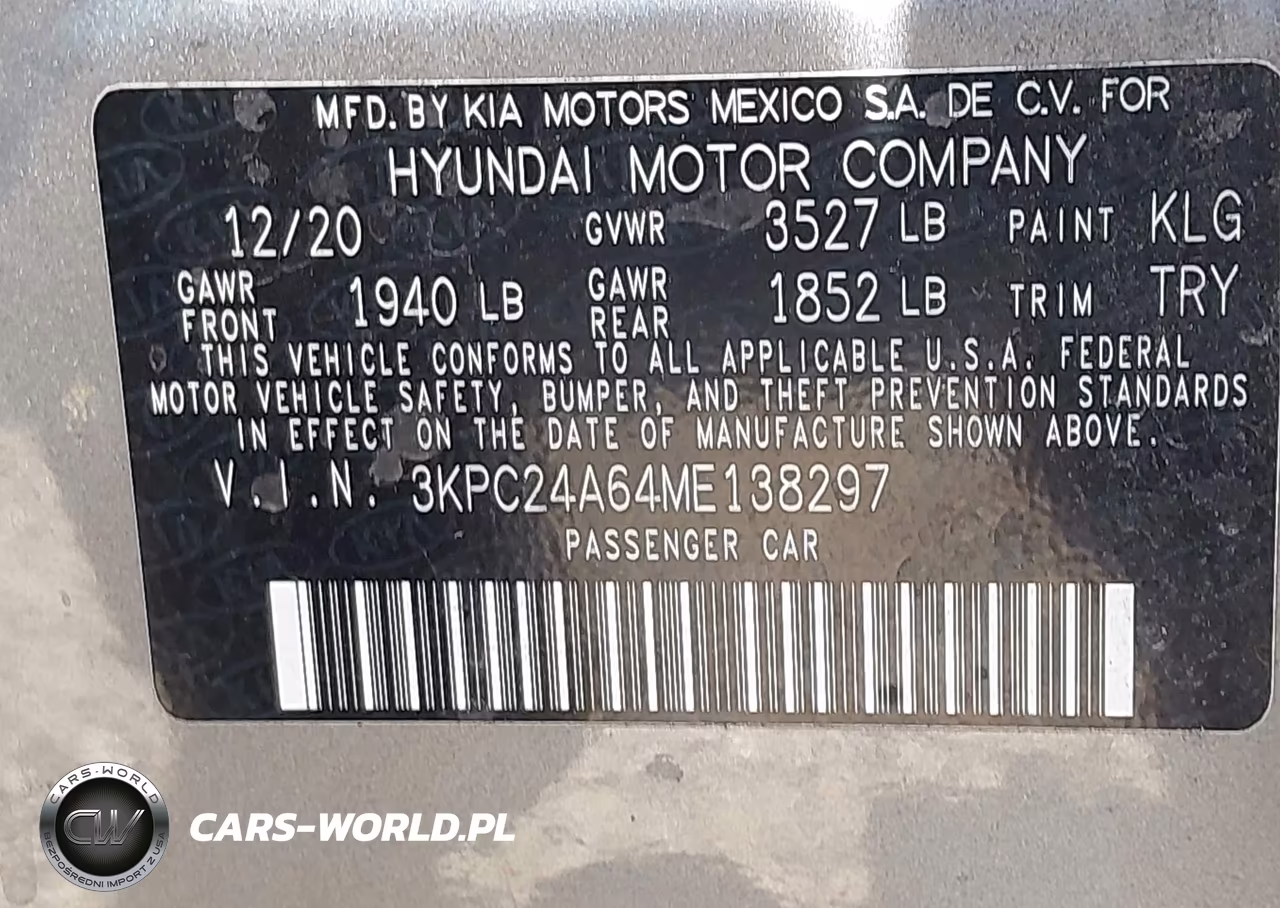 2021 Hyundai Accent Se VIN:3KPC24A64ME138297 - 9