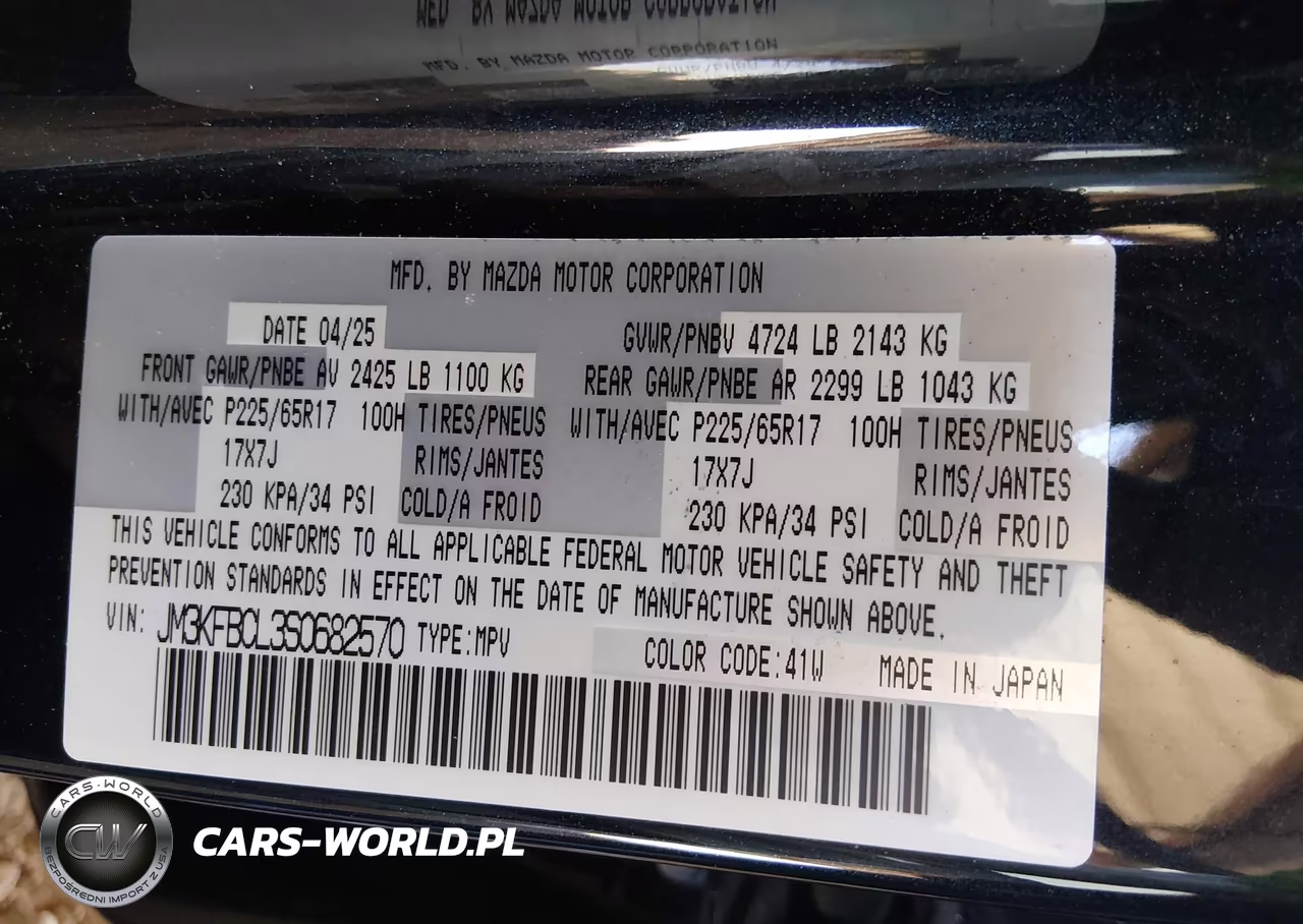 2025 Mazda Cx-5 2.5 S Preferred VIN:JM3KFBCL3S0682570 - 9