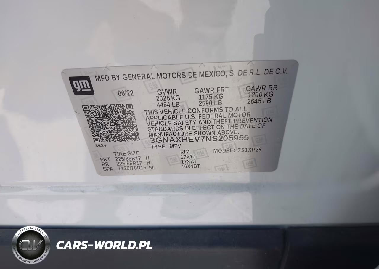 2022 Chevrolet Equinox Fwd Ls VIN:3GNAXHEV7NS205955 - 9