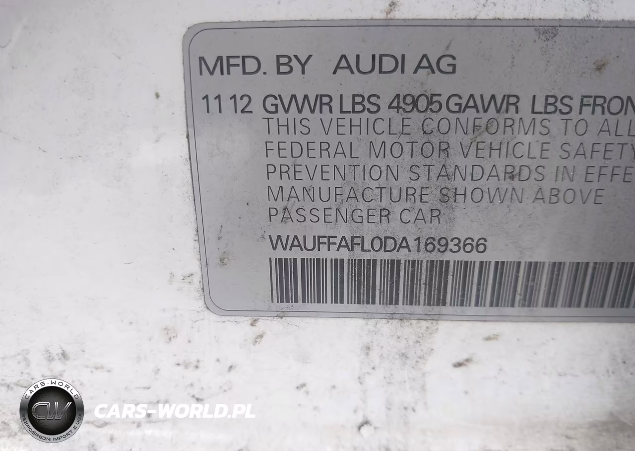 2013 Audi A4 2.0T Premium VIN:WAUFFAFL0DA169366 - 9