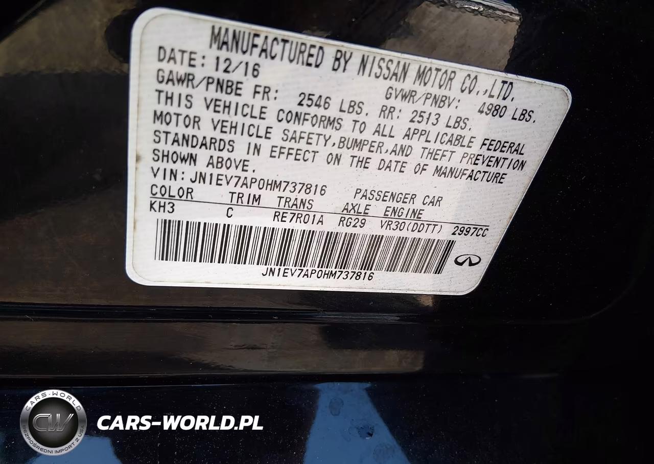 2017 Infiniti Q50 3.0T Premium VIN:JN1EV7AP0HM737816 - 9