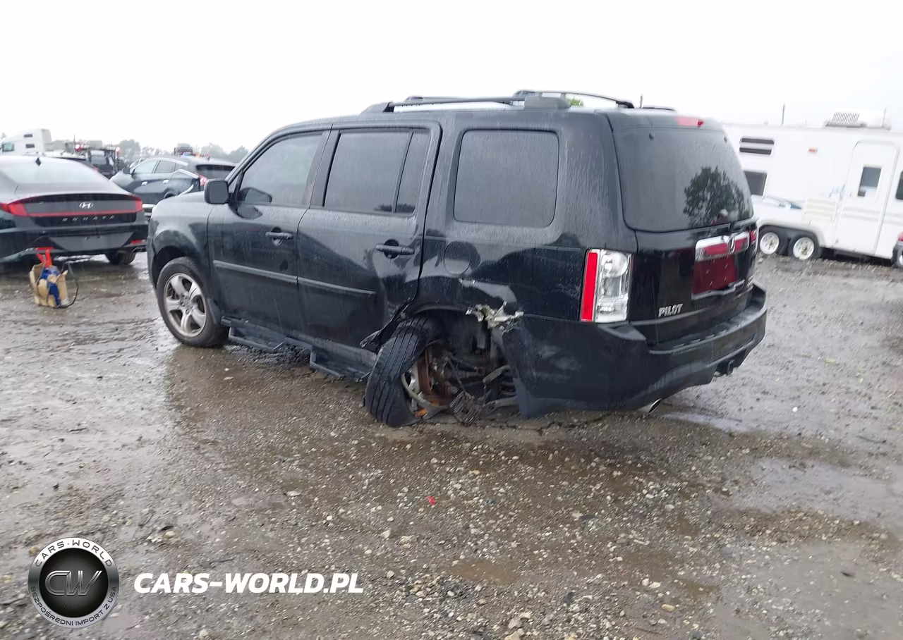 2014 Honda Pilot Ex-L VIN:5FNYF4H76EB003004 - 3