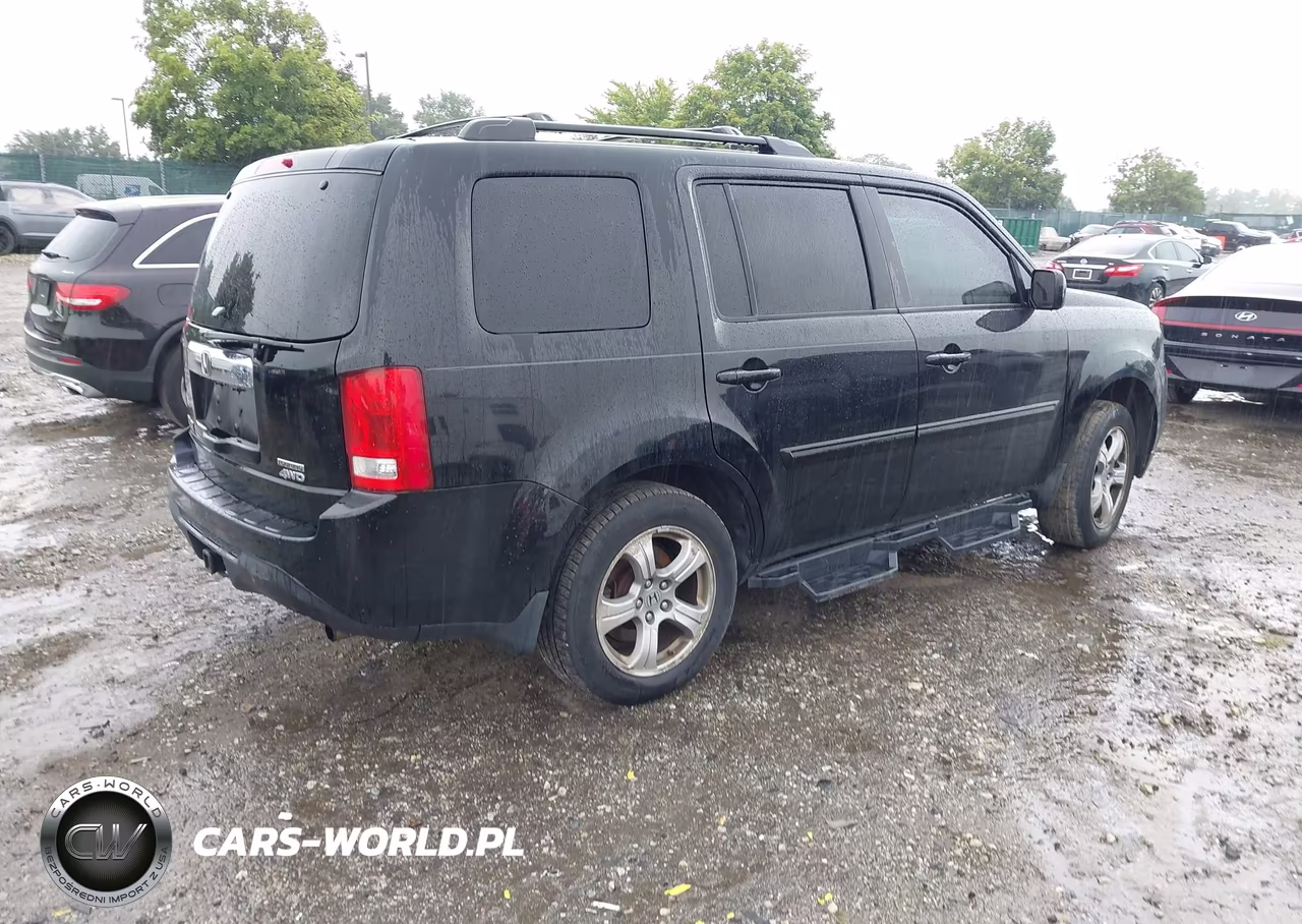 2014 Honda Pilot Ex-L VIN:5FNYF4H76EB003004 - 4