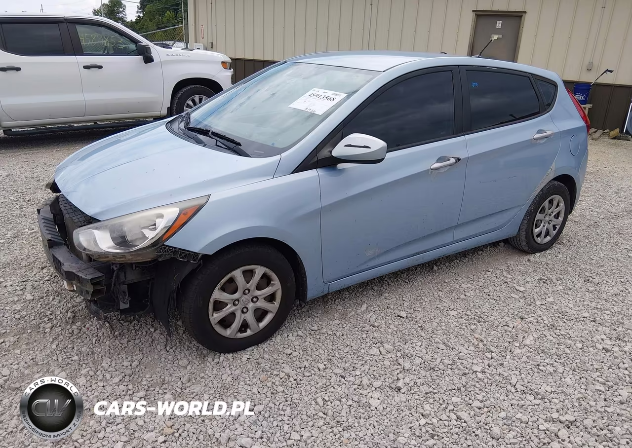 2013 Hyundai Accent Gs VIN:KMHCT5AEXDU107286 - 2