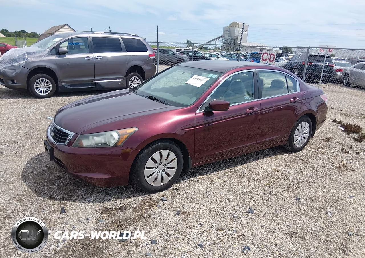 2008 Honda Accord 2.4 Lx VIN:1HGCP26348A025500 - 2