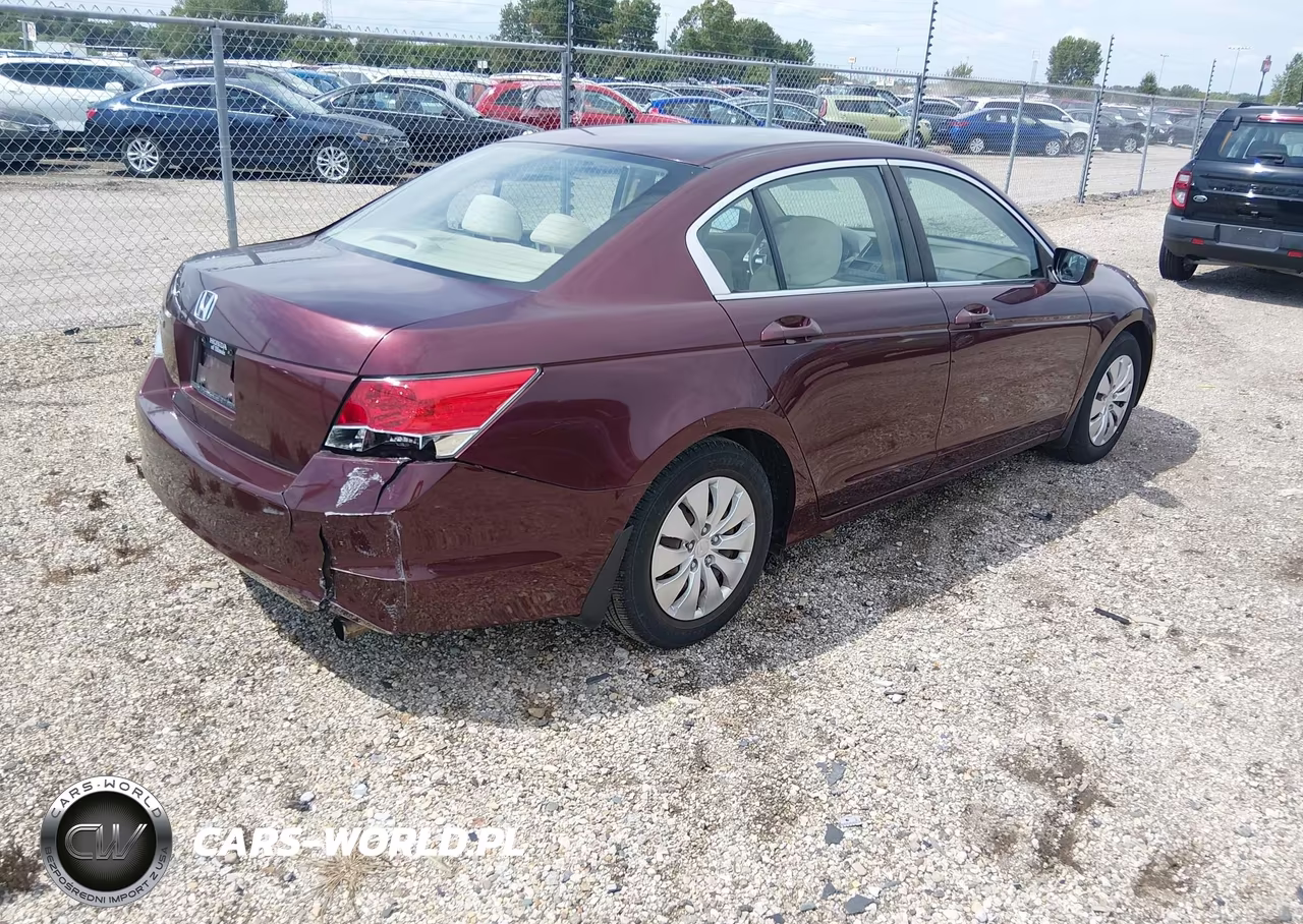 2008 Honda Accord 2.4 Lx VIN:1HGCP26348A025500 - 4