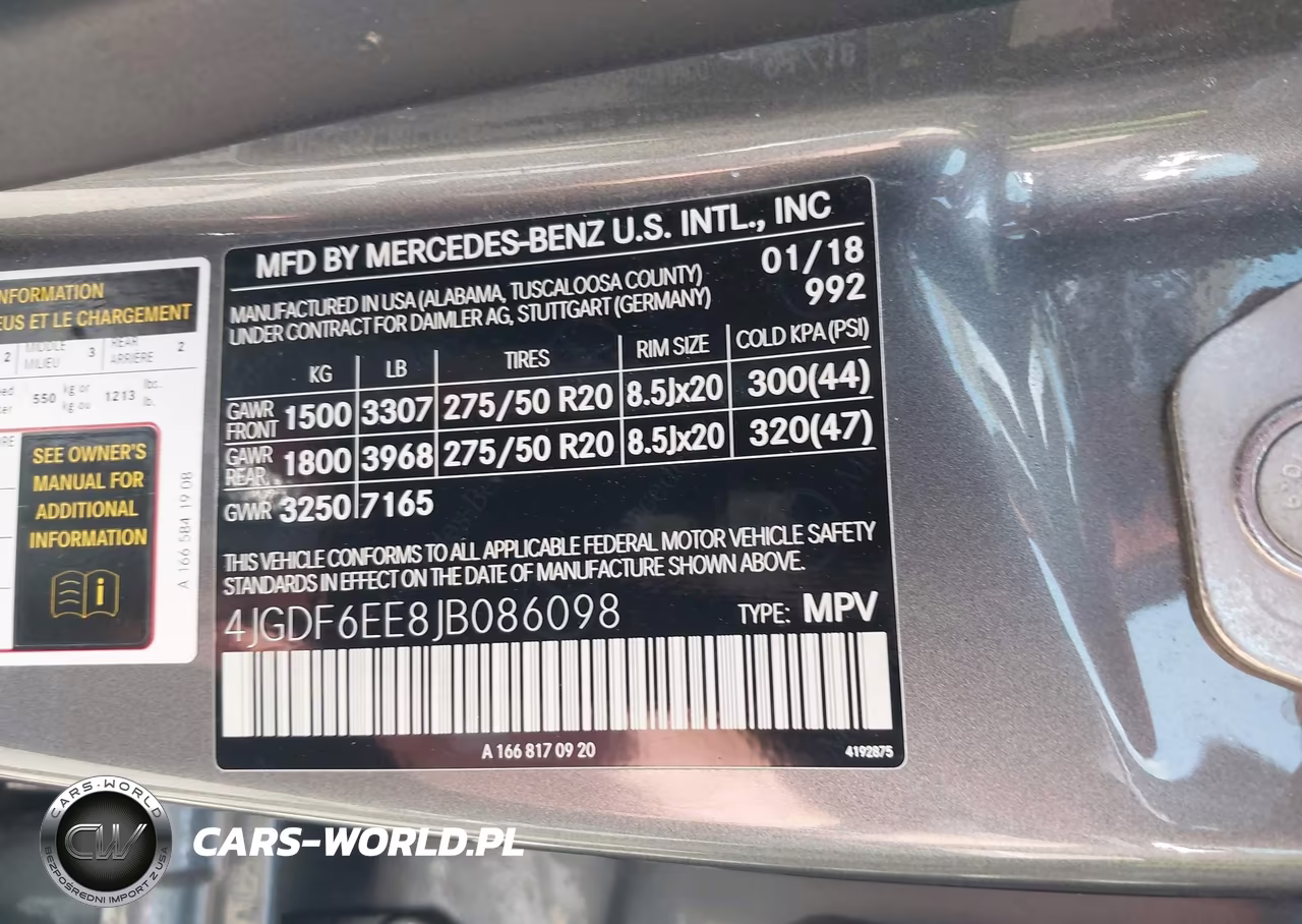 2018 Mercedes-Benz Gls 450 4Matic VIN:4JGDF6EE8JB086098 - 9