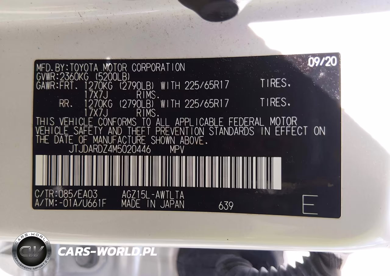2021 Lexus Nx 300 VIN:JTJDARDZ4M5020446 - 9