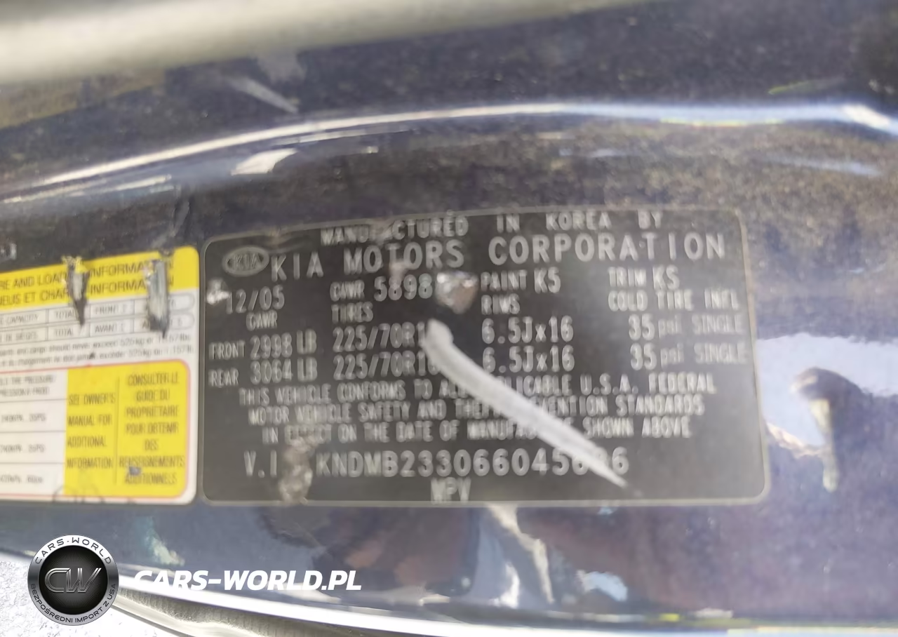 2006 Kia Sedona Ex-Lx VIN:KNDMB233066045636 - 9