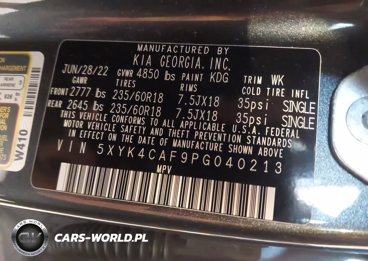 2023 Kia Sportage Sx VIN:5XYK4CAF9PG040213 - 9