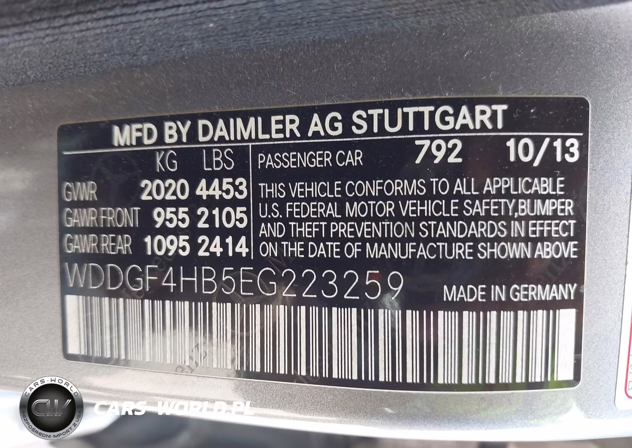 2014 Mercedes-Benz C 250 Sport VIN:WDDGF4HB5EG223259 - 9