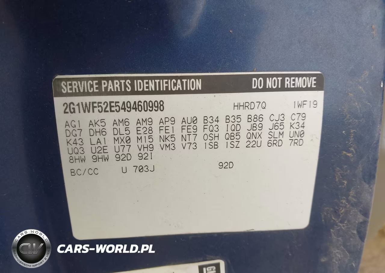 2004 Chevrolet Impala VIN:2G1WF52E549460998 - 9