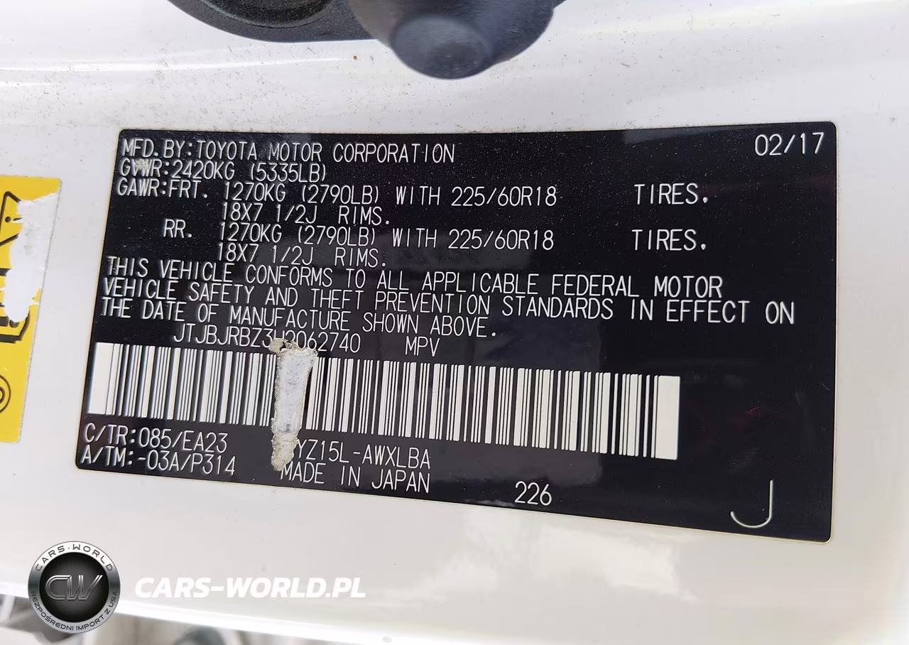 2017 Lexus Nx 300H VIN:JTJBJRBZ3H2062740 - 9