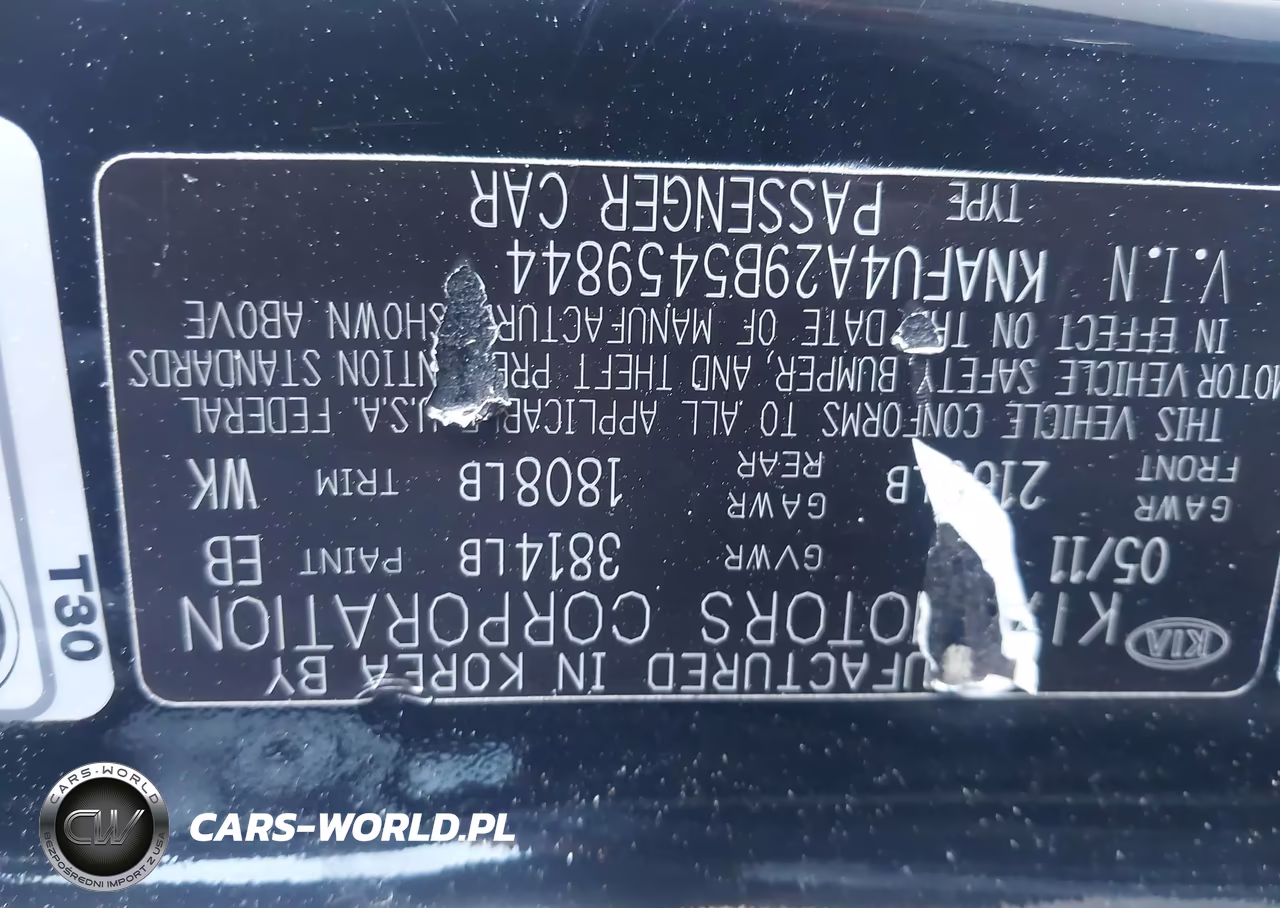 2011 Kia Forte Ex VIN:KNAFU4A29B5459844 - 9