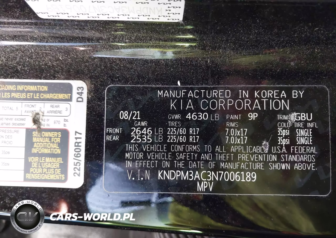 2022 Kia Sportage Lx VIN:KNDPM3AC3N7006189 - 9