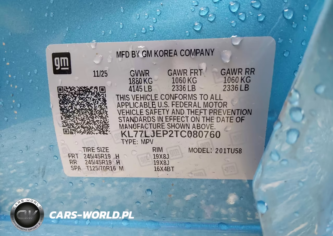 2026 Chevrolet Trax Fwd 2Rs VIN:KL77LJEP2TC080760 - 9
