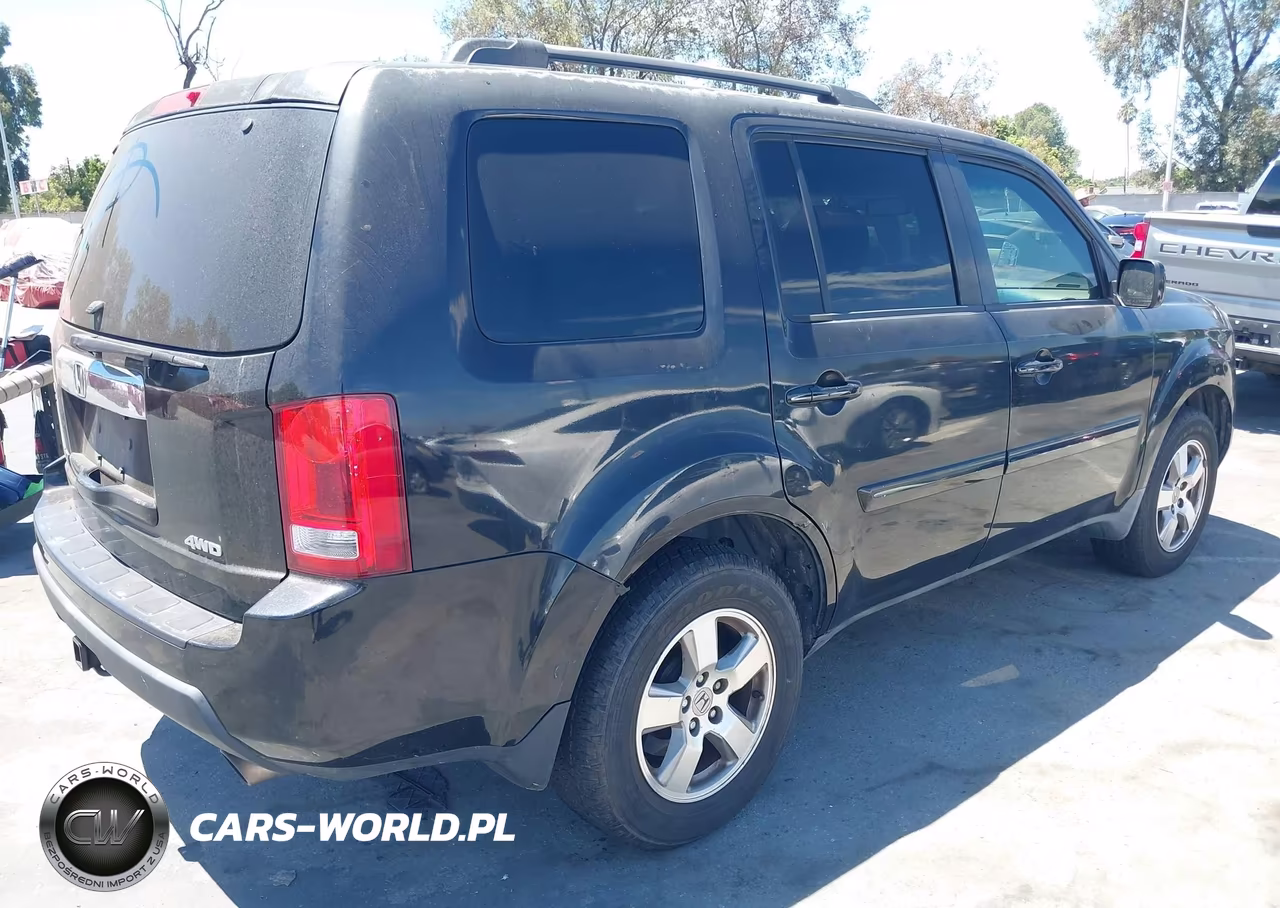 2011 Honda Pilot Ex-L VIN:5FNYF4H54BB030602 - 4