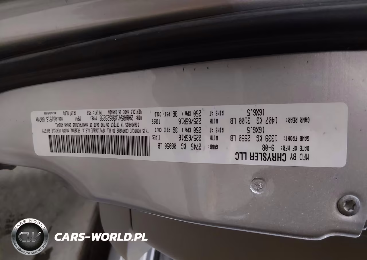 2009 Chrysler Town & Country Touring VIN:2A8HR541X9R529296 - 9