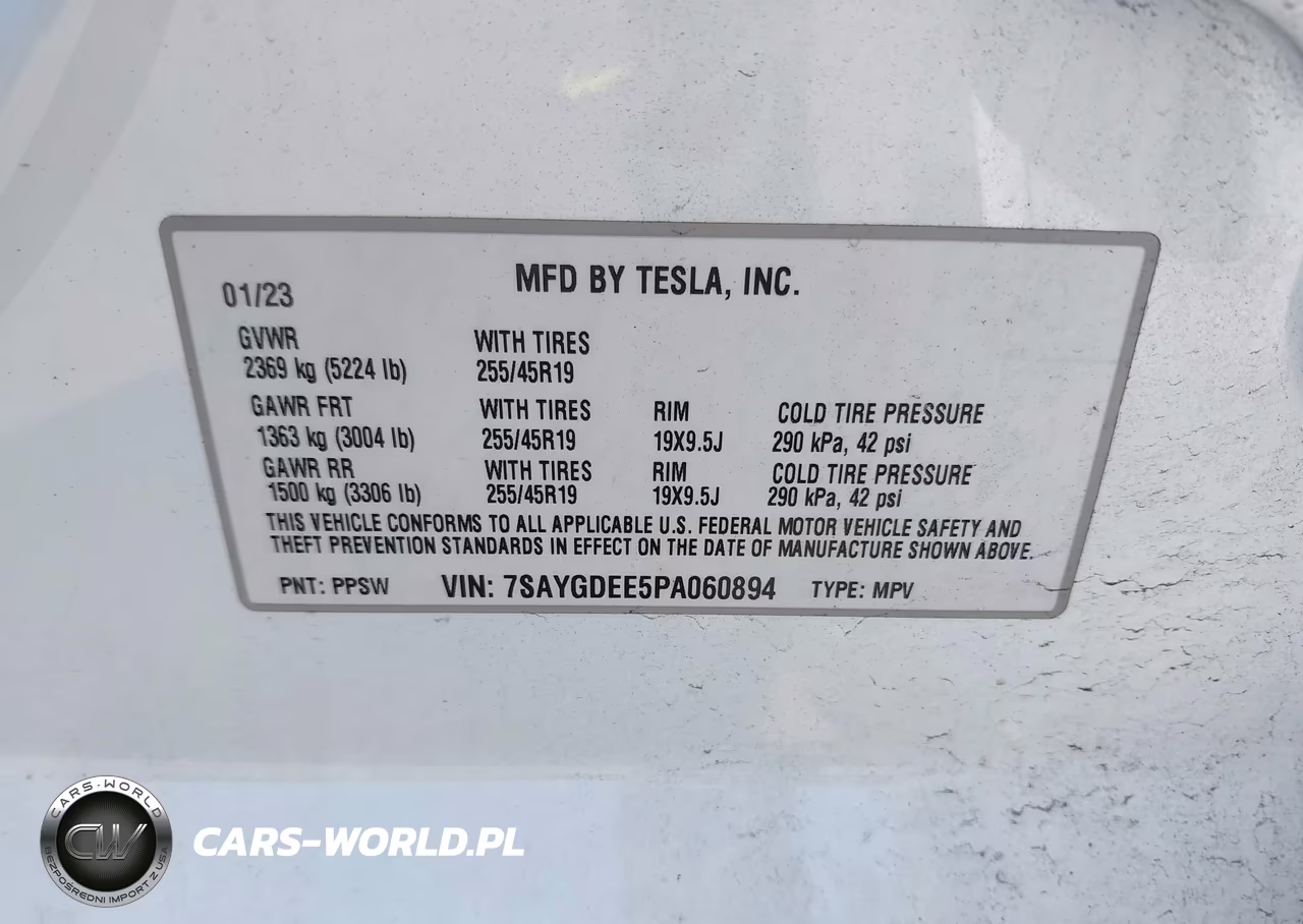 2023 Tesla Model Y Awd-Long Range Dual Motor All-Wheel Drive VIN:7SAYGDEE5PA060894 - 9