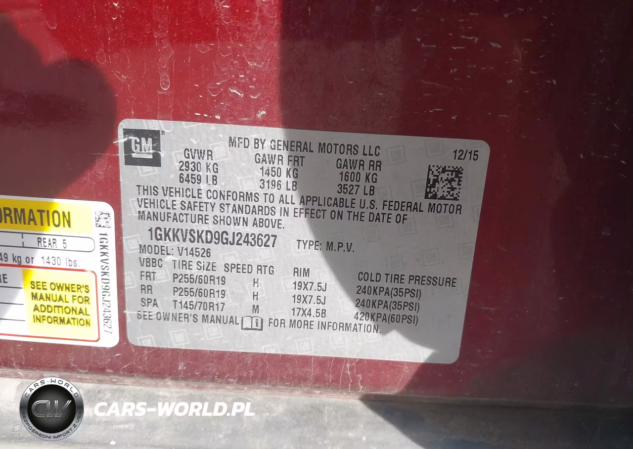 2016 GMC Acadia Slt-2 VIN:1GKKVSKD9GJ243627 - 9