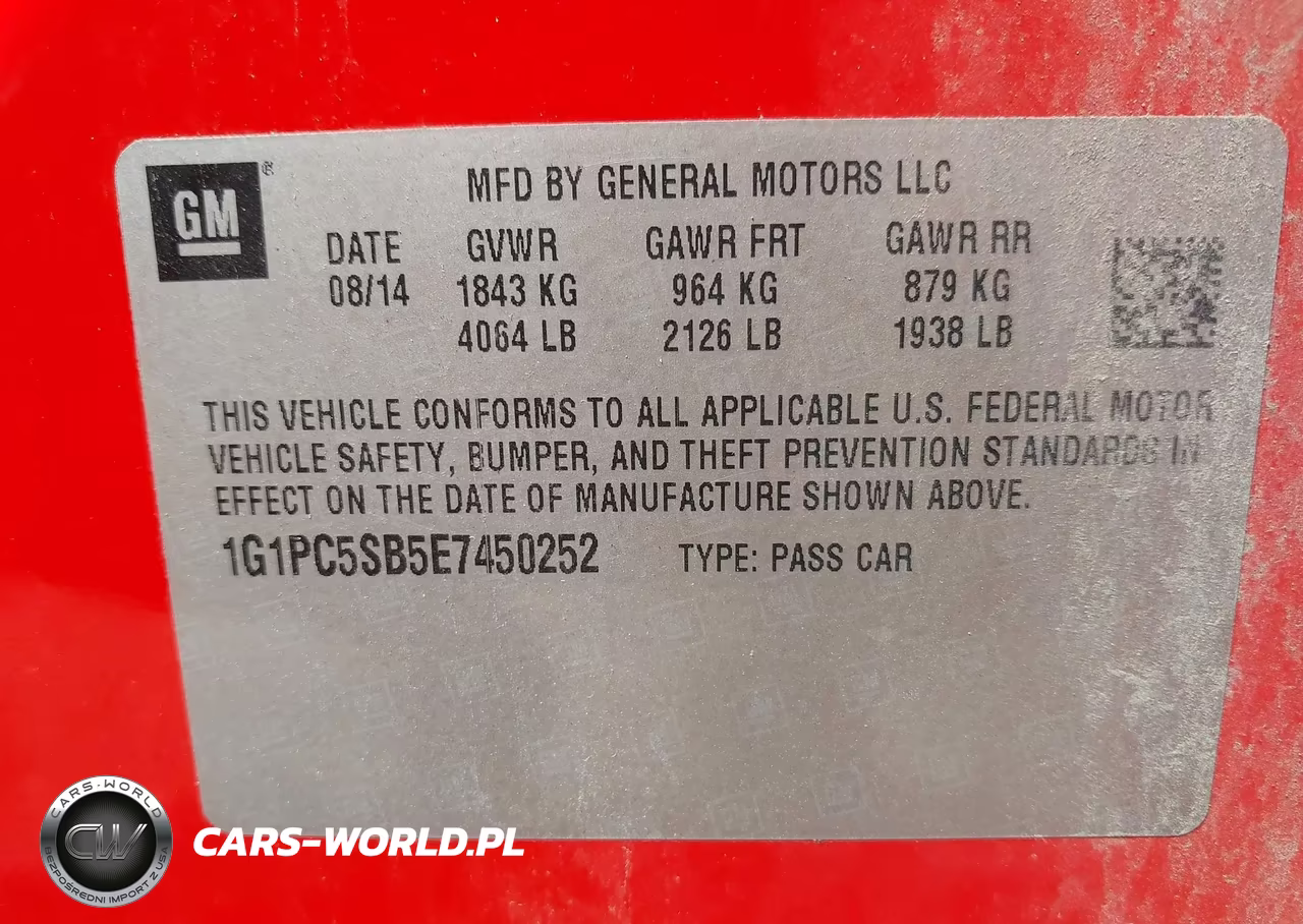 2014 Chevrolet Cruze 1Lt Auto VIN:1G1PC5SB5E7450252 - 9
