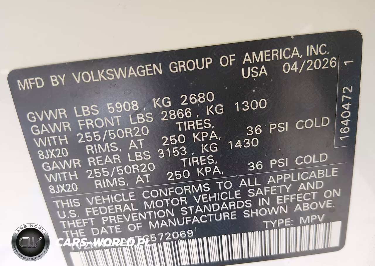 2026 Volkswagen Atlas Se With Technology VIN:1V2KN2CA6TC572069 - 9