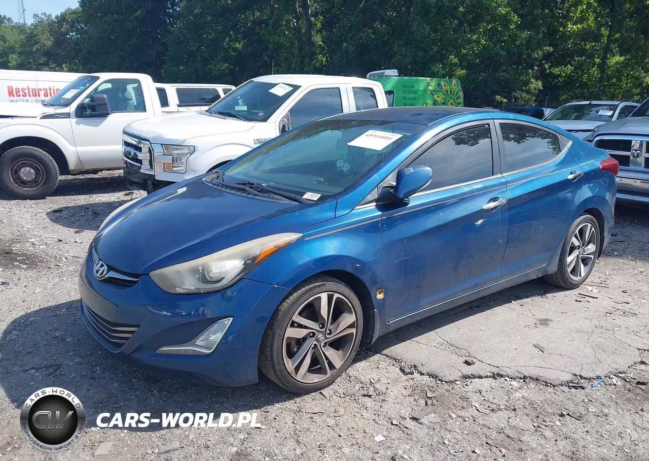 2015 Hyundai Elantra Limited VIN:KMHDH4AE2FU454470 - 12