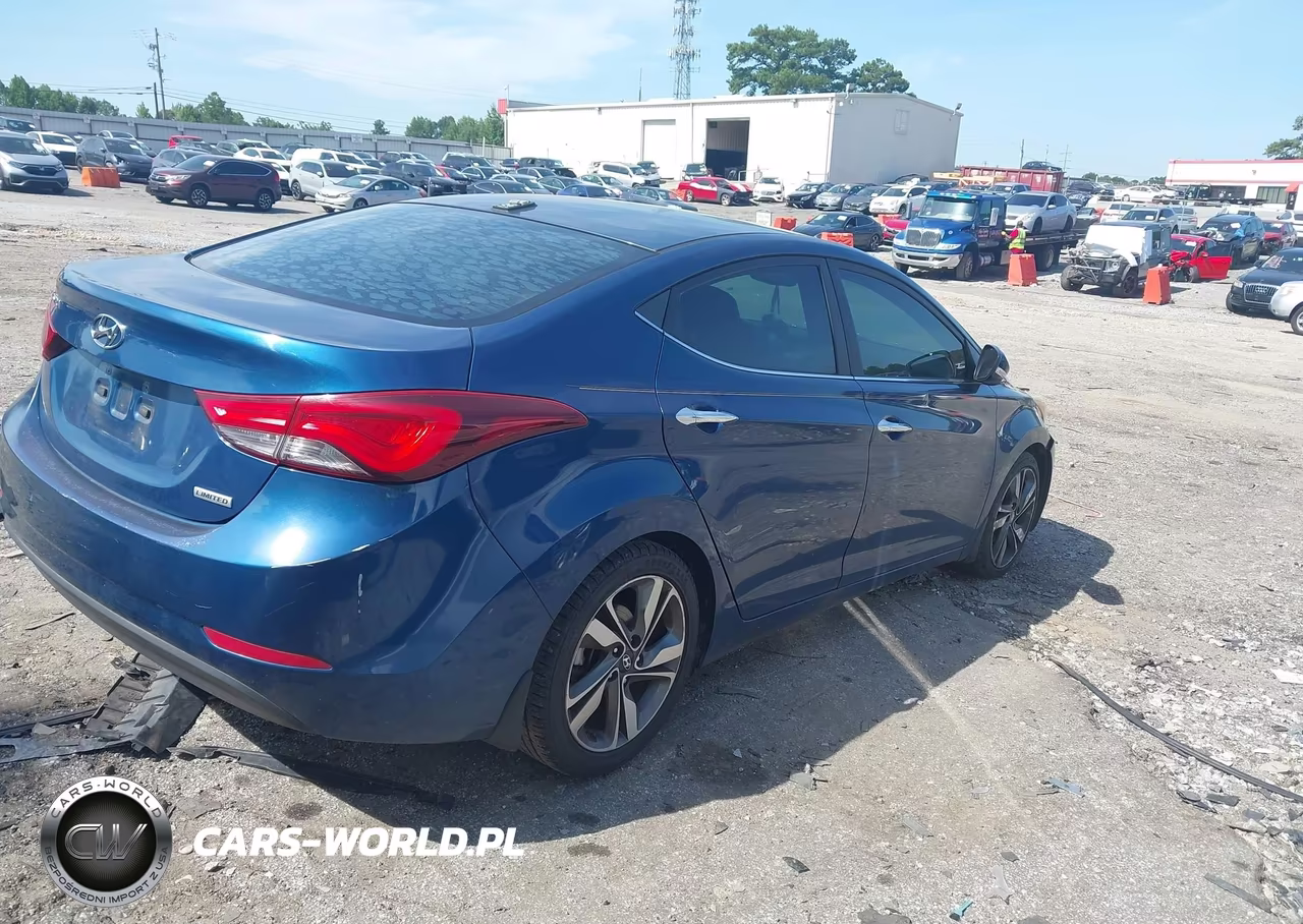 2015 Hyundai Elantra Limited VIN:KMHDH4AE2FU454470 - 4