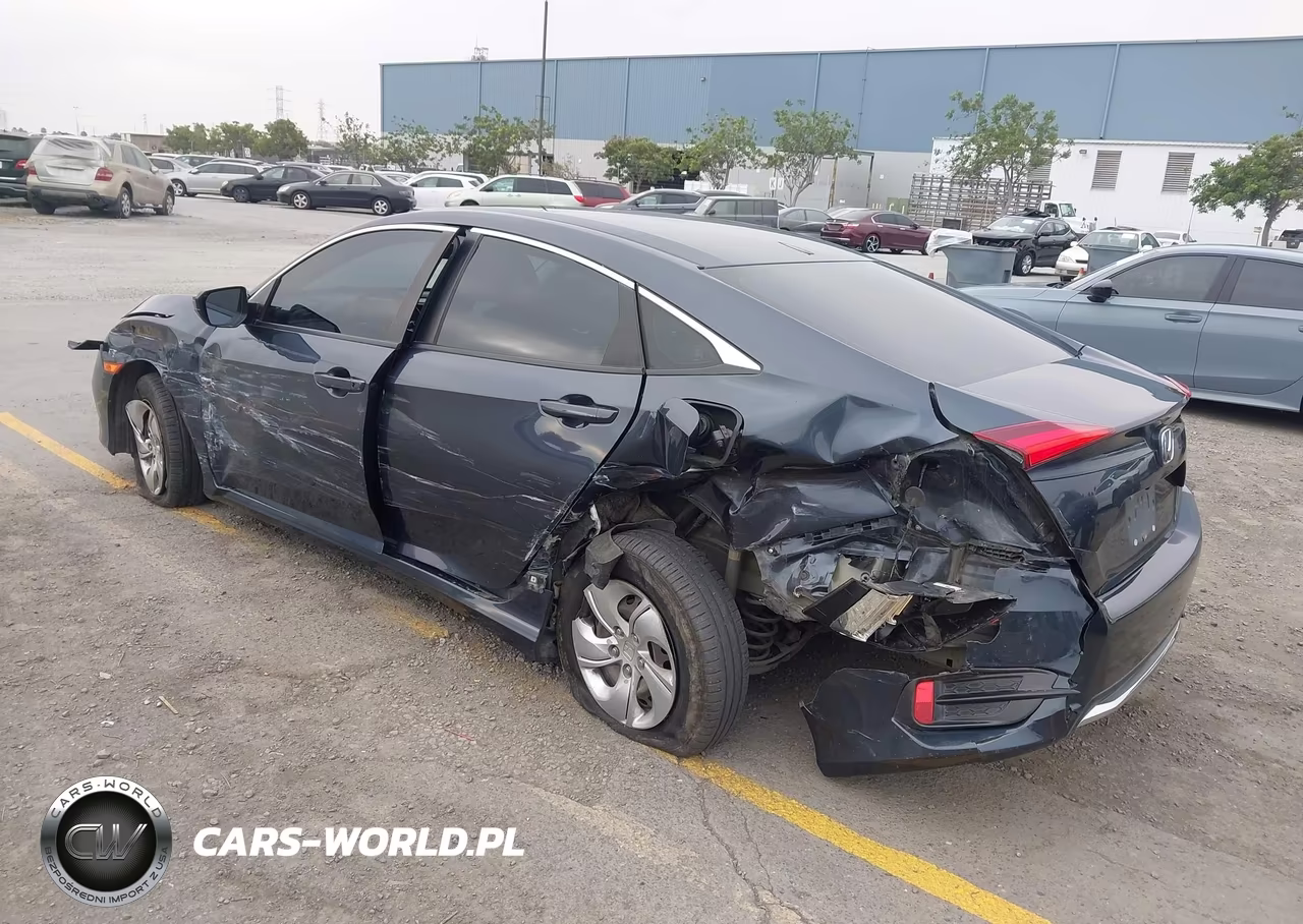 2021 Honda Civic Lx VIN:2HGFC2F69MH530043 - 3