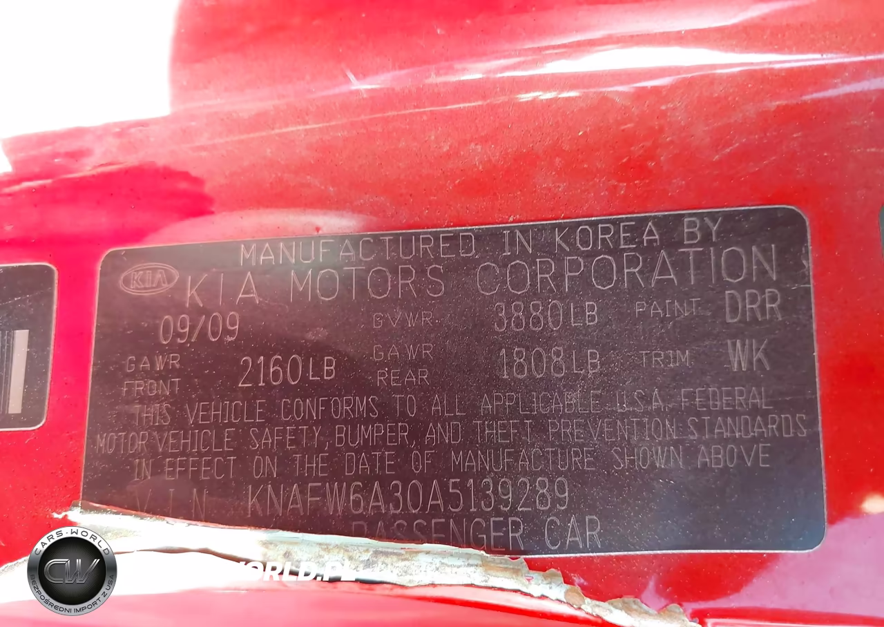 2010 Kia Forte Koup Sx VIN:KNAFW6A30A5139289 - 9
