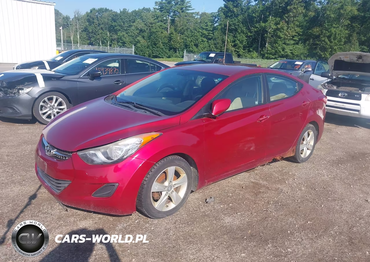 2013 Hyundai Elantra Gls VIN:5NPDH4AE4DH320913 - 2
