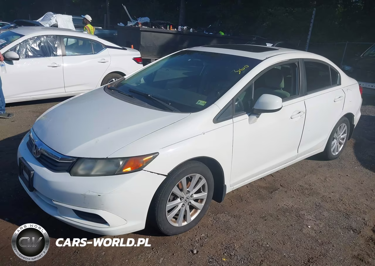 2012 Honda Civic Ex VIN:2HGFB2F87CH326053 - 2